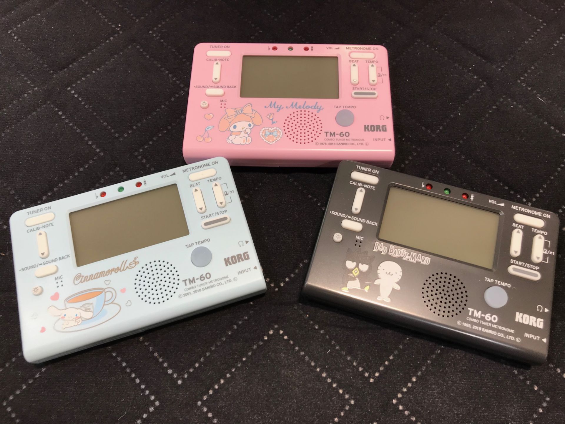【チューナーメトロノーム】KORG（コルグ）TM-60・サンリオキャラクターデザイン限定発売！