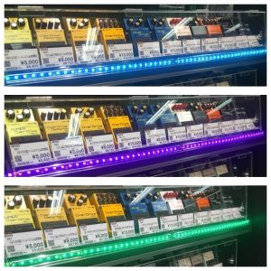 エフェクターボードにLED照明のススメ！RGB-TRIO-43