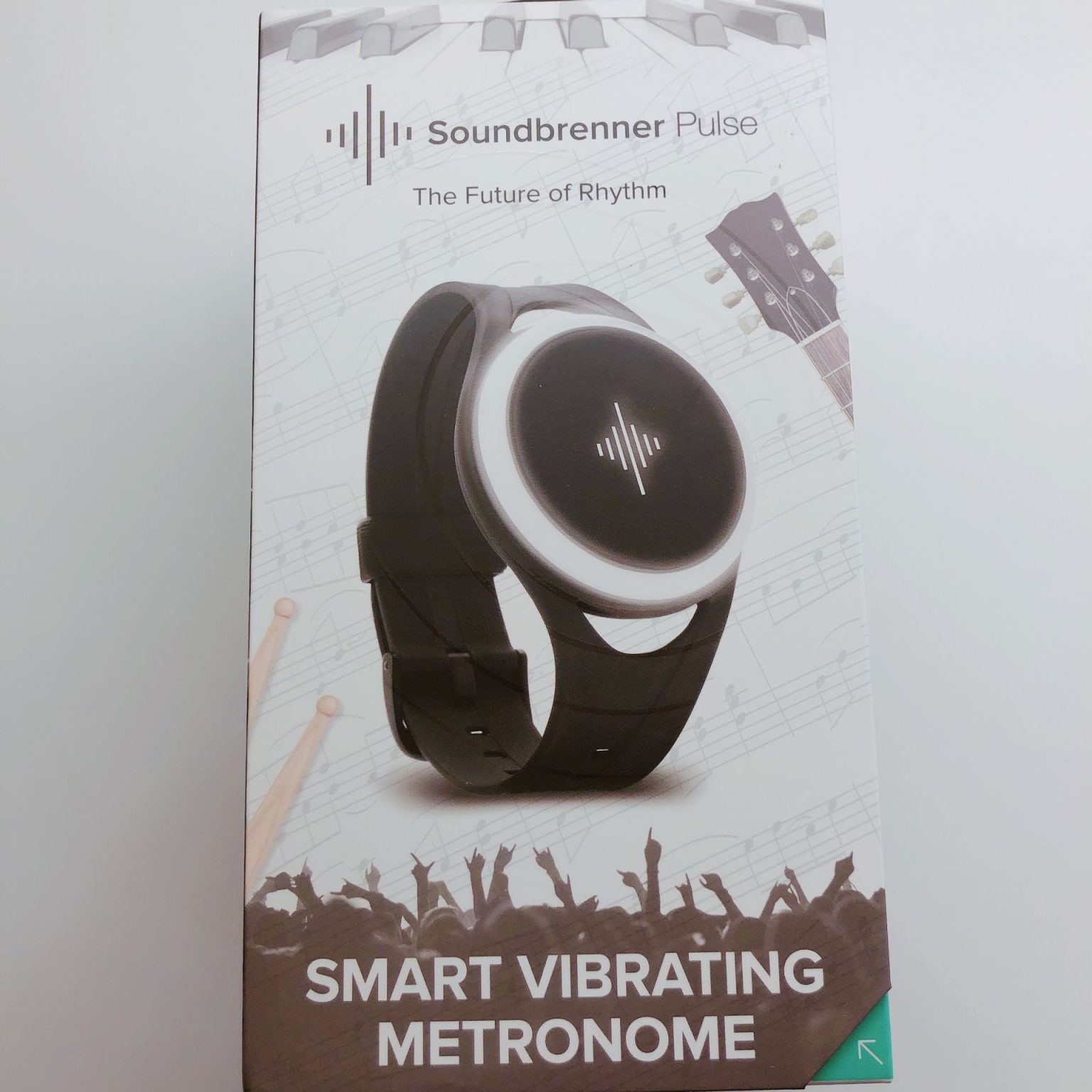 Soundbrenner Pulse ウェアラブルメトロノーム 箱・付属品付き ミュージシャンのためのウエラブル・メトロノーム Soundbrenner Pulse
