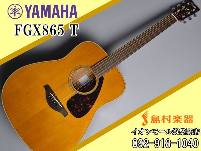 YAMAHA FGX865 T(ティンテッド) エレアコギター【ヤマハ・島村楽器限定モデル】