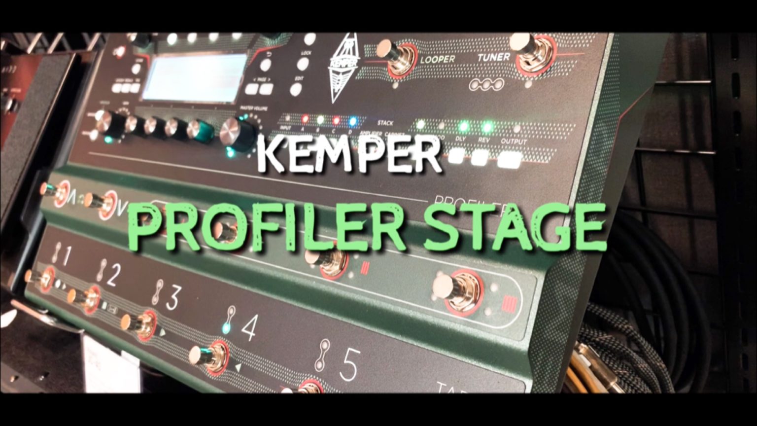 動画レビュー】噂のKEMPER“PROFILER STAGE”をレビュー！ ｜ イオン