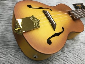 変わり種?ORTEGAのfホールウクレレ