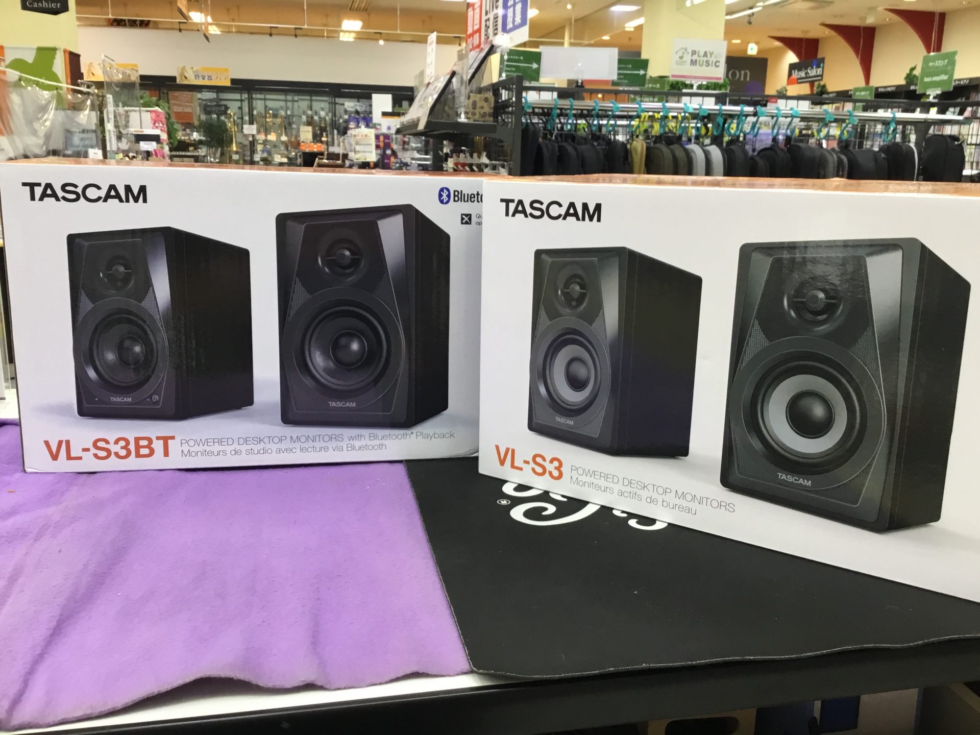 【DAW・DTM】TASCAM VL-S3 / VL-S3BT モニタースピーカー / ペア