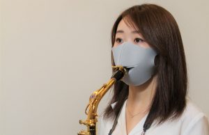 【管楽器用マスク】マスクをしたまま演奏ができる話題商品！
