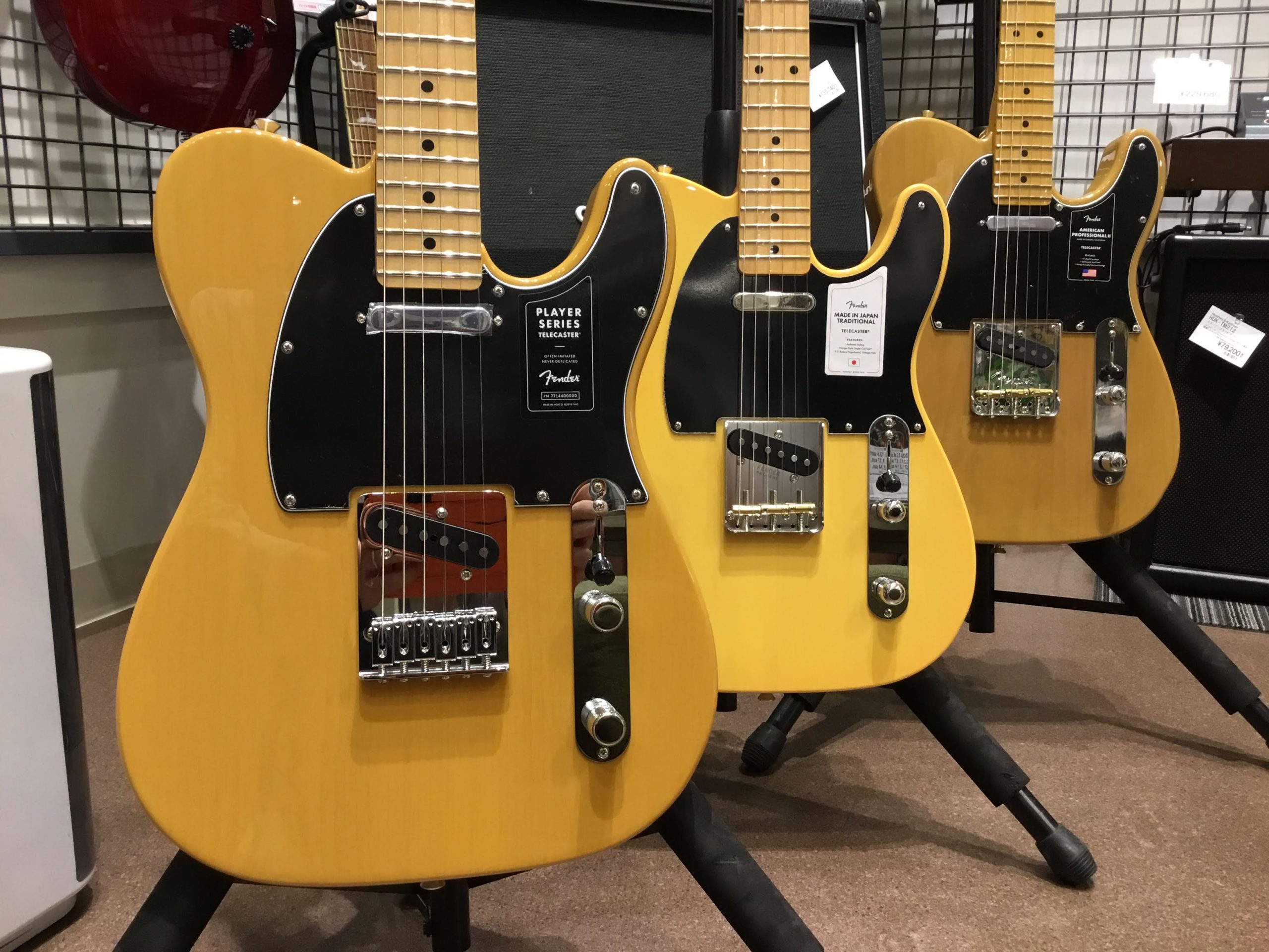 Fender TRADII 50S TL/M入荷！Playerと細かく比較してみます