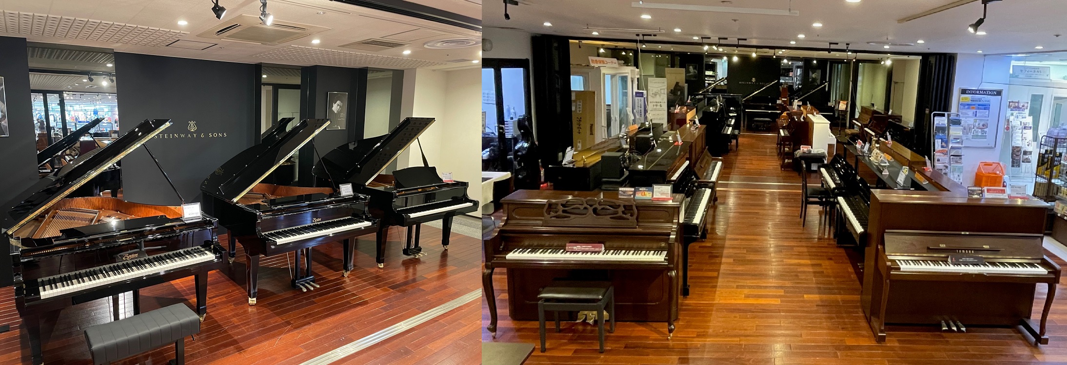 【4/26更新】新品＆中古グランドピアノ・アップライトピアノ30台以上展示中！全モデル、ご試弾頂けます！