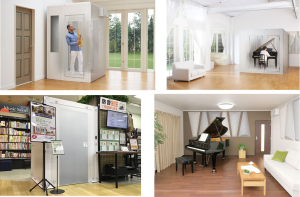 【防音取扱店】YAMAHA、KAWAIのユニットタイプ展示しています。オーダータイプのご相談も対応可能です。