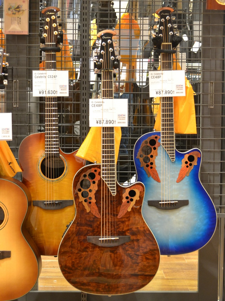 【アコースティックギター】オベーション製アコギ 3本入荷