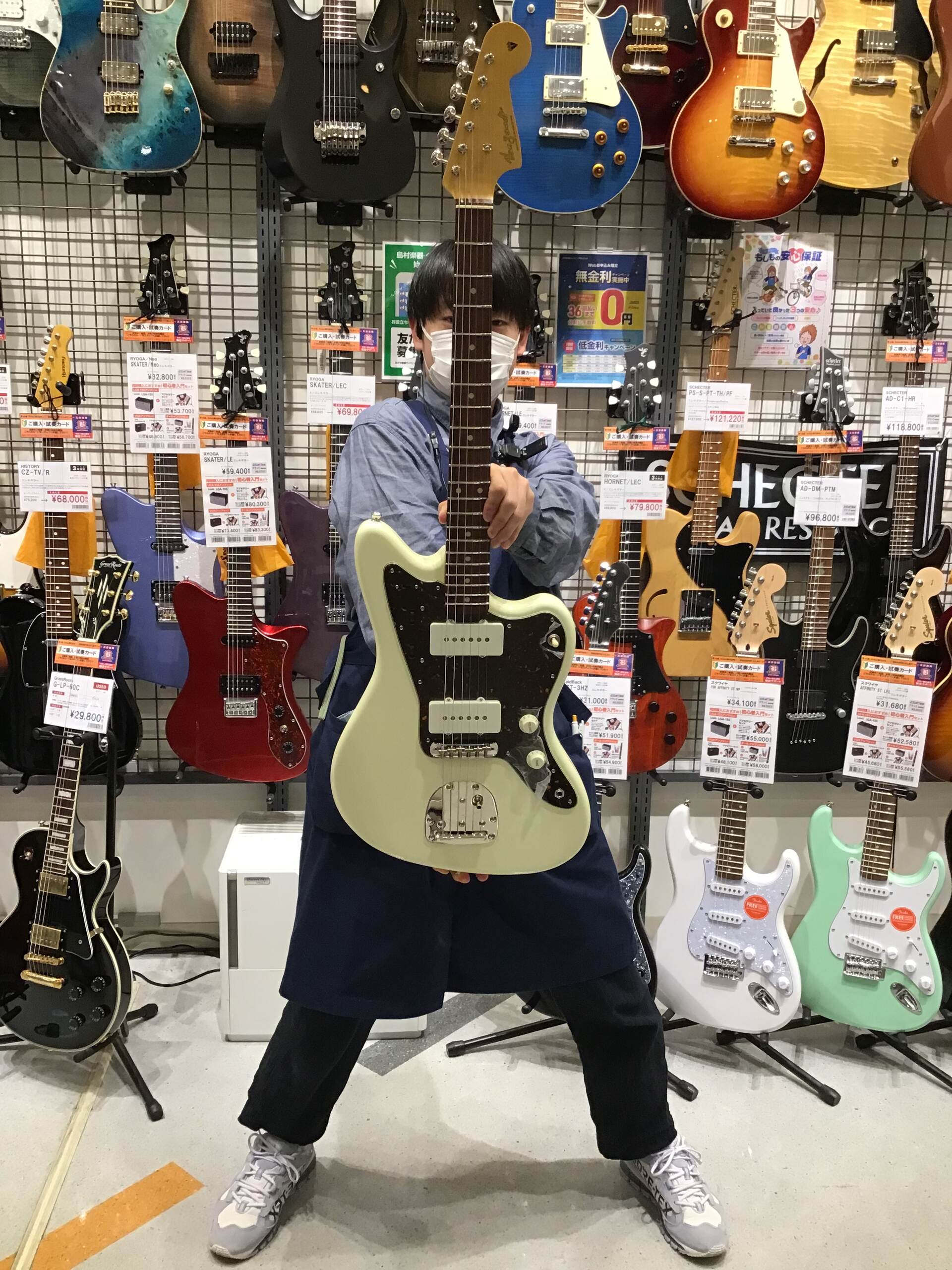 【エレキギター】Vanzandt（ヴァンザント） JMV-RS Vintage White