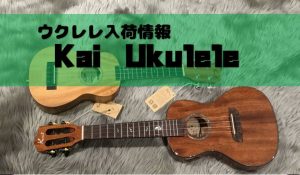 【ウクレレ】Kai Ukuleleからコスパ抜群の2品番が再入荷