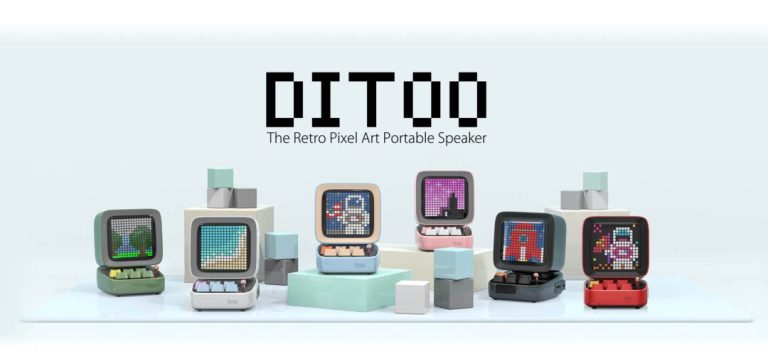 レトロでクラシックなPC型のBluetoothスピーカー！DIVOOM DITOO展示中！