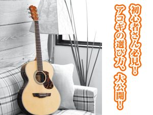 ビギナーさん必見！初めてのアコギの選び方、大公開！