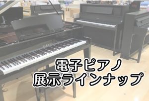 【電子ピアノラインナップ】名古屋市のピアノ専門店　東海地区ピアノ最多展示～エントリーモデルからハイブリッドピアノまで常時約30台展示～　