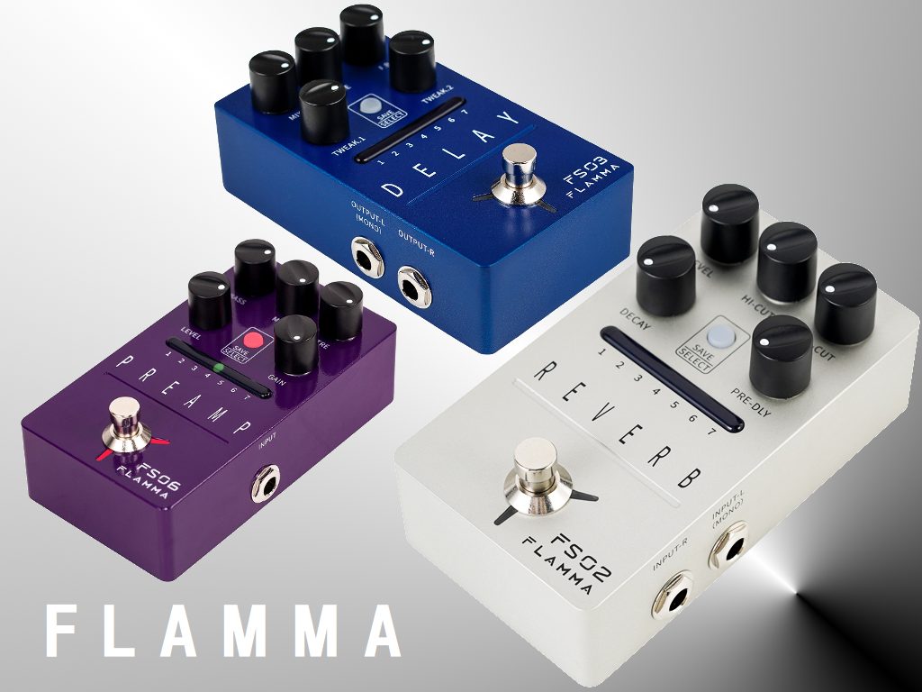 ギター担当オススメのエフェクターブランド「FLAMMA」のご紹介