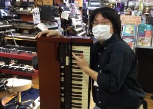 【当時は全国の島村楽器で唯一でした！】ハモンドXK-5展示開始しました！