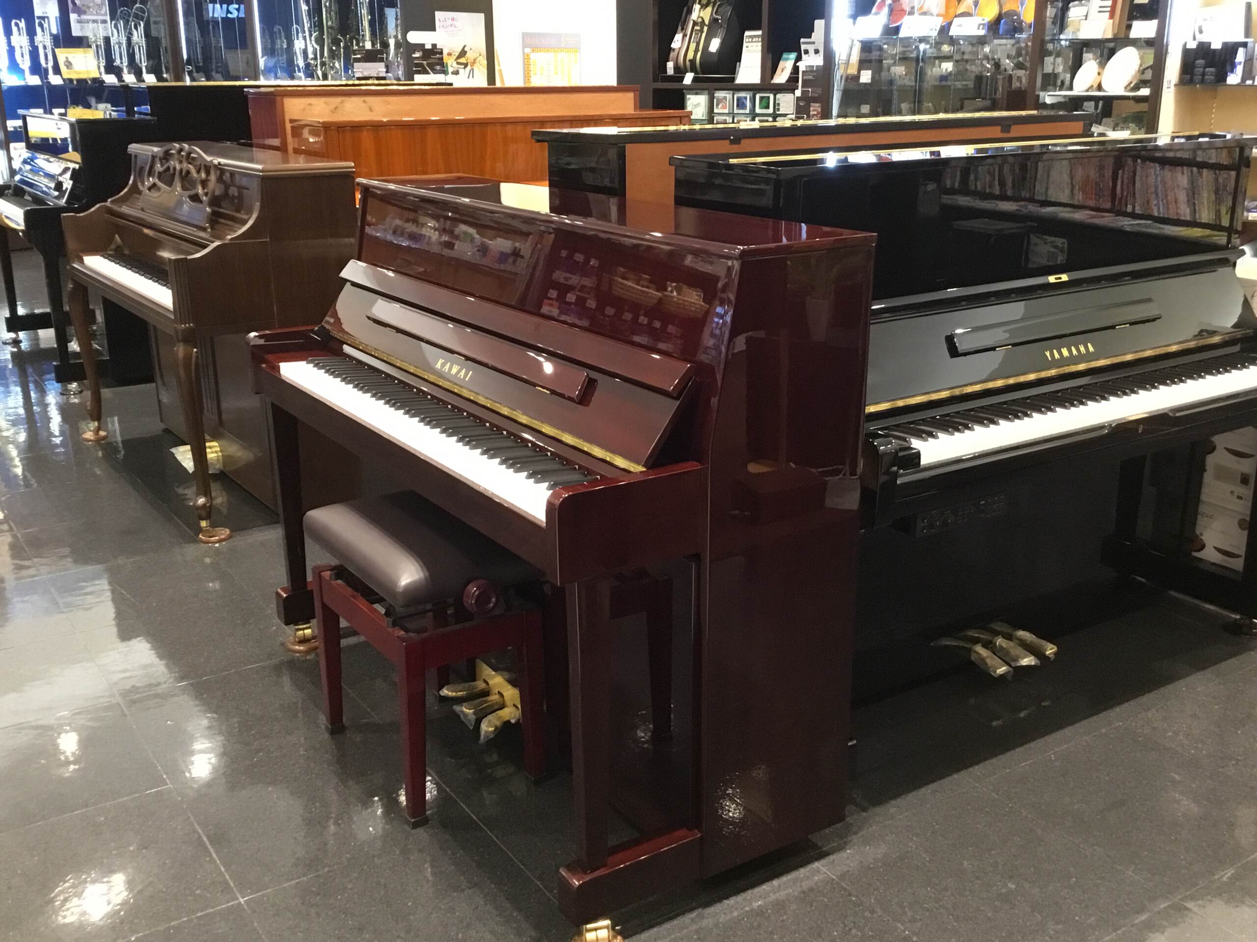 【中古アップライトピアノ総合案内】厳選した新品・中古ピアノを展示中。ピアノのご相談は島村楽器イオンモール宮崎店まで。