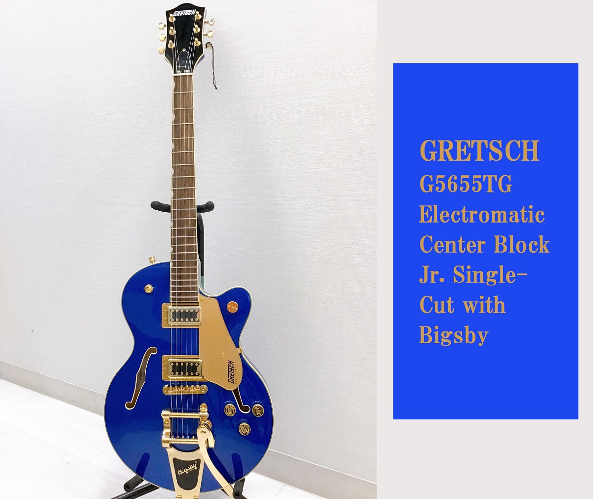 【GRETSCH】 G5655TG Electromatic Center Block Jr. Single-Cut with Bigsby 入荷致しました！
