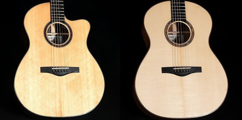【アコースティックギター】似島にある個人製作ギター工房「mukae guitars」から広島パルコ店オーダー品が入荷！！