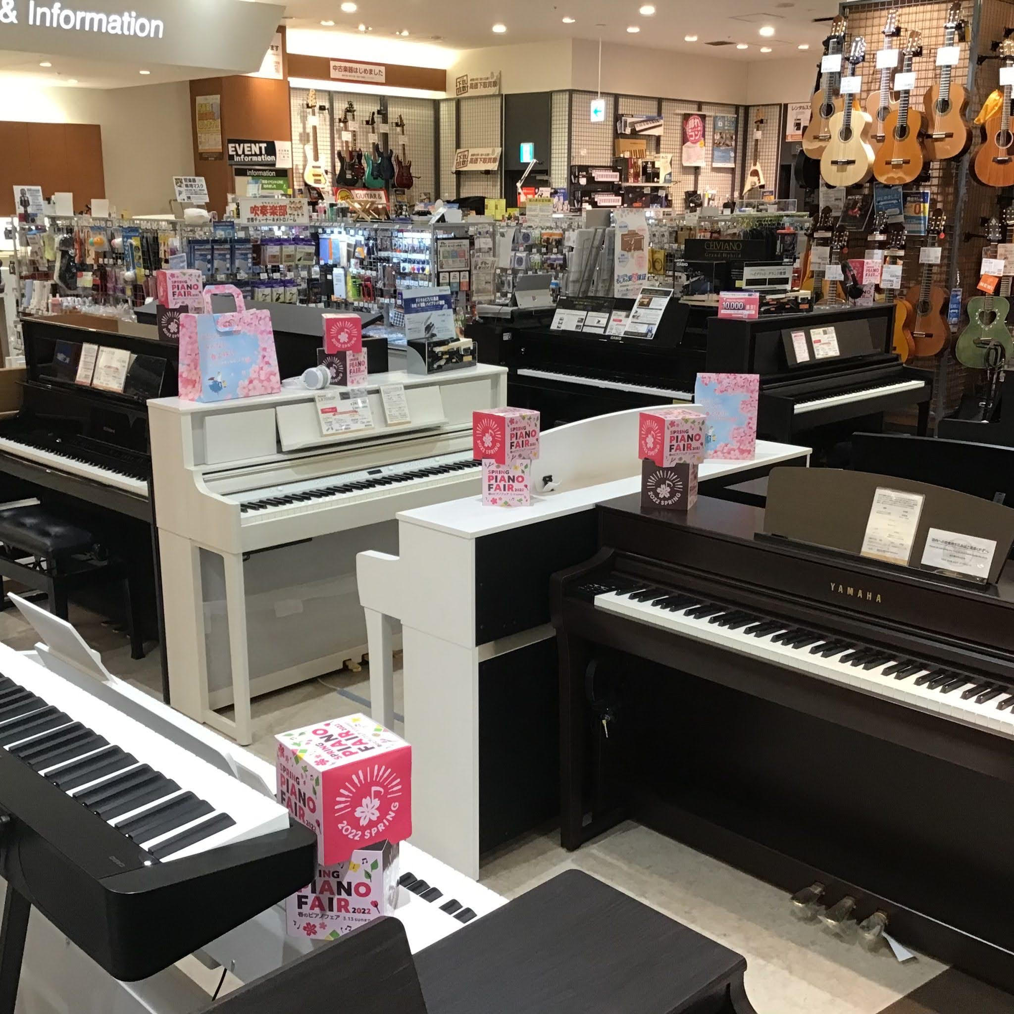 日吉津店・電子ピアノ展示ラインナップ最新情報】 ｜ イオンモール日