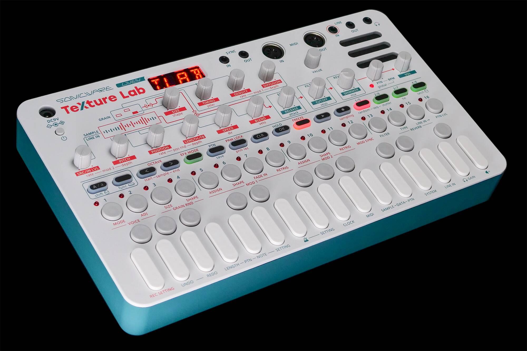 SONICWARE LIVEN Texture Lab登場！全く新しいサウンドを生み出すグラニュラー・シンセサイザー！