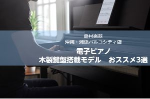 レッスンに最適！木製鍵盤搭載モデル　3選