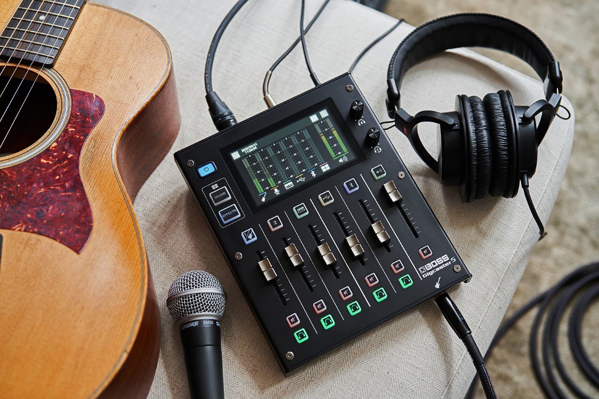 高音質ストリーミング・ミキサー！【BOSS】GIGCASTER 5 入荷致しました