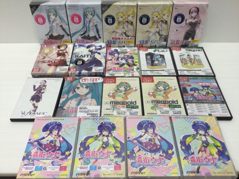 【ボーカロイド・歌声合成ソフト】初音ミク筆頭にV4シリーズ・最新VOCALOID6・V3シリーズ・NTシリーズご紹介！
