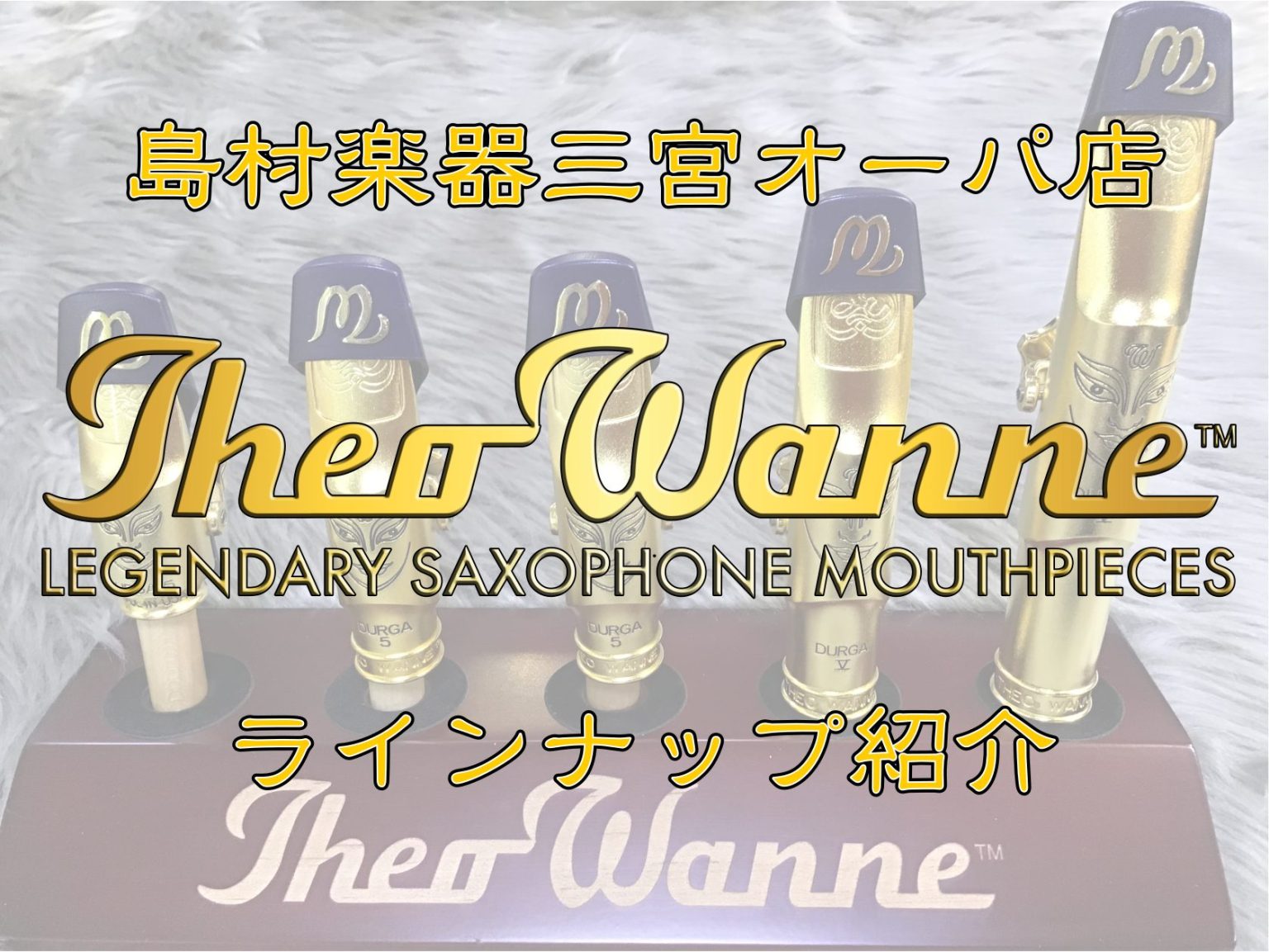 管楽器商品紹介】三宮オーパ店のTheo Wanneマウスピースラインナップを