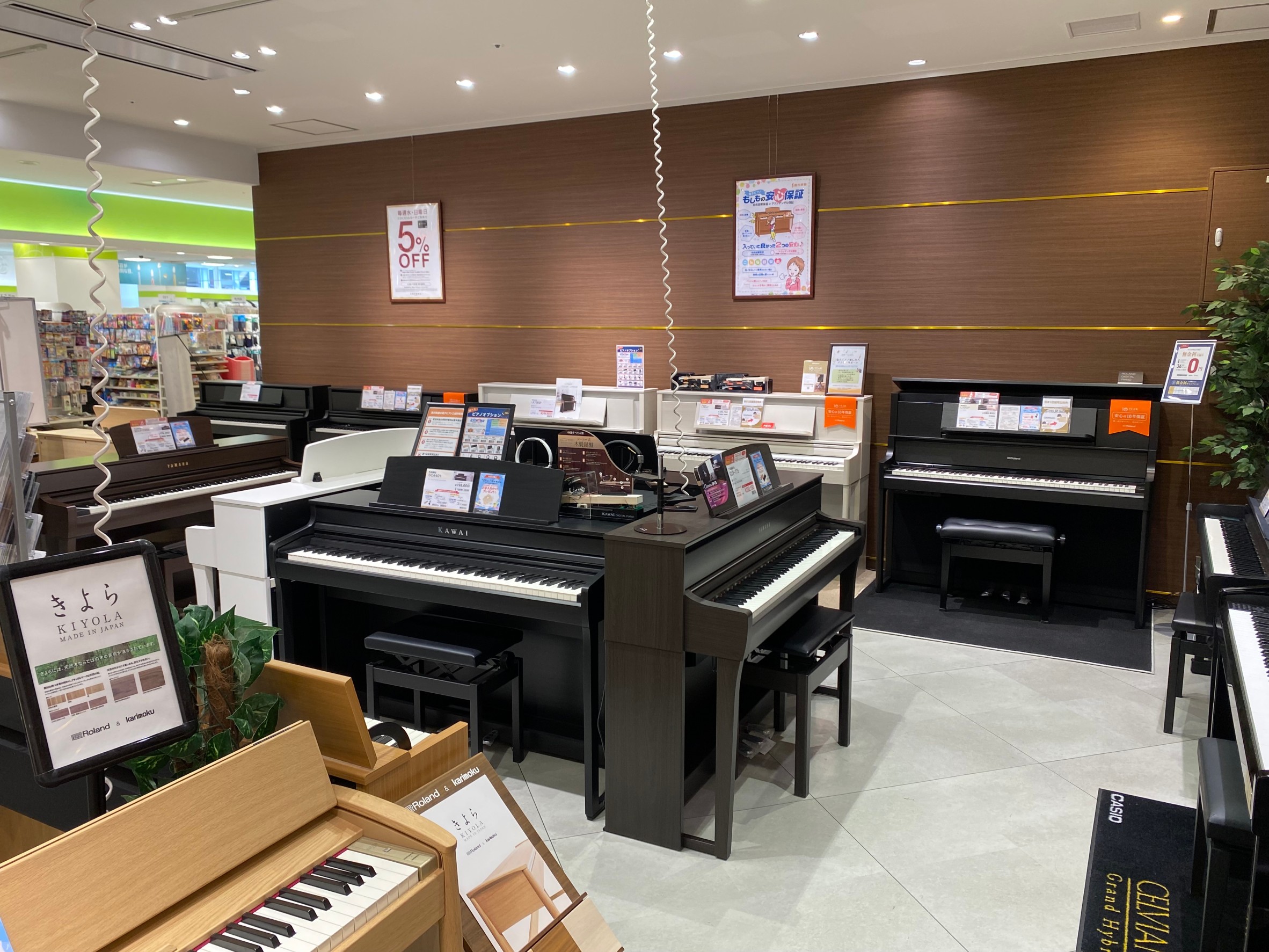 【 電子ピアノ：5/19更新 】COCOSA熊本店電子ピアノ展示ラインナップ