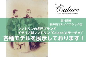 Calace(カラーチェ)マンドリン・ラインナップ一覧