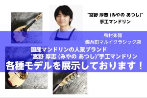 宮野 厚志マンドリン・ラインナップ一覧