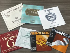 【弦楽器】交換のタイミングは？おすすめは？バイオリン・ビオラ・チェロ弦のご案内