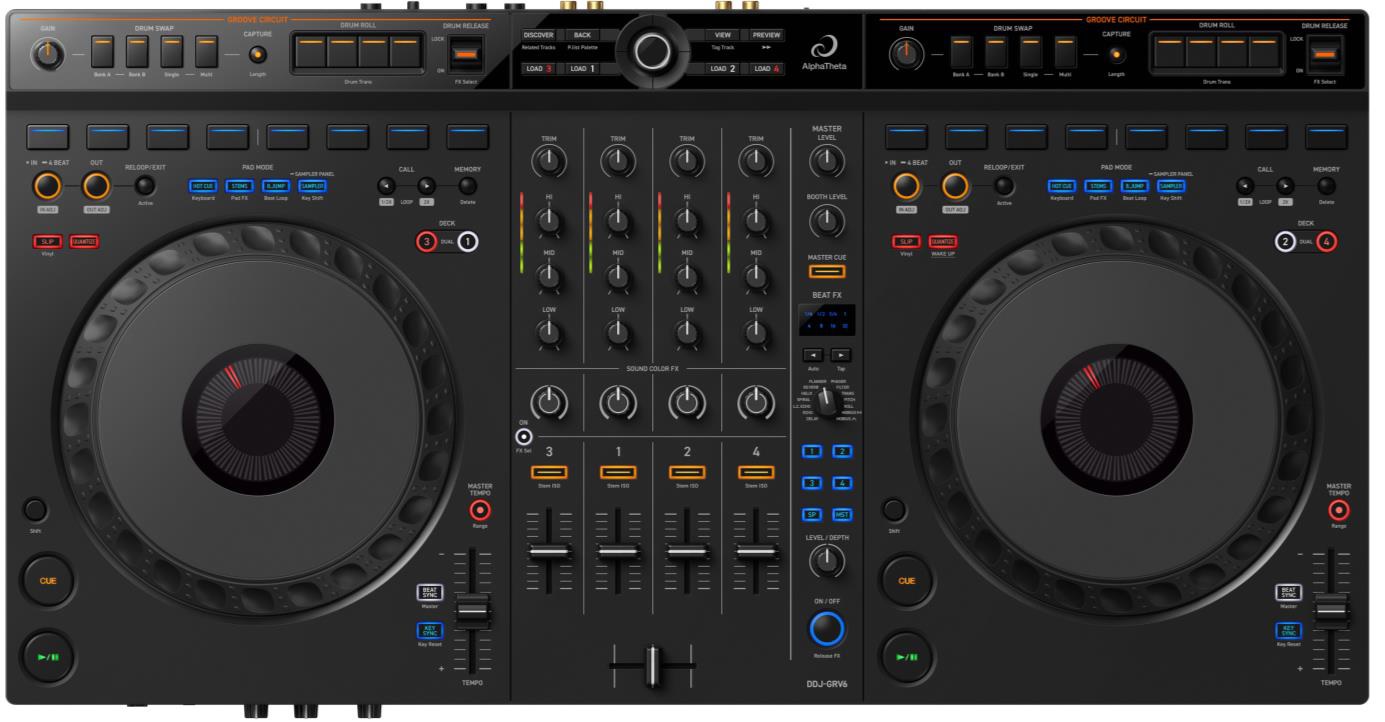 【新商品】Alpha Theta DDJ-GRV6お試しいただけます【有明ガーデン店】