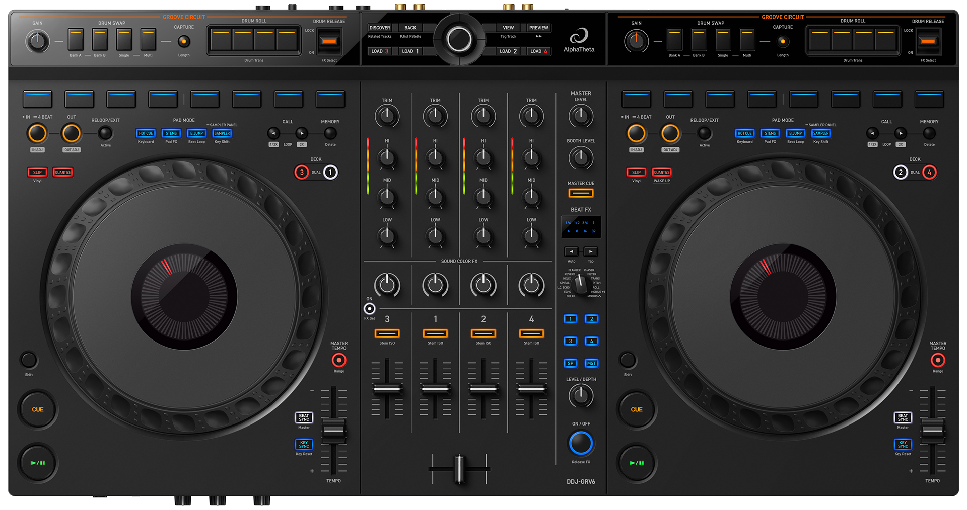 【発売翌日最速？レビュー】Alpha Theta（Pioneer DJ）のDDJ-GRV6、実際にどうなのか触ってみた！！！