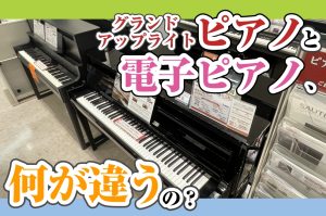 【ピアノ・電子ピアノ】そもそも何が違う？よく分かる解説・ピアノ編