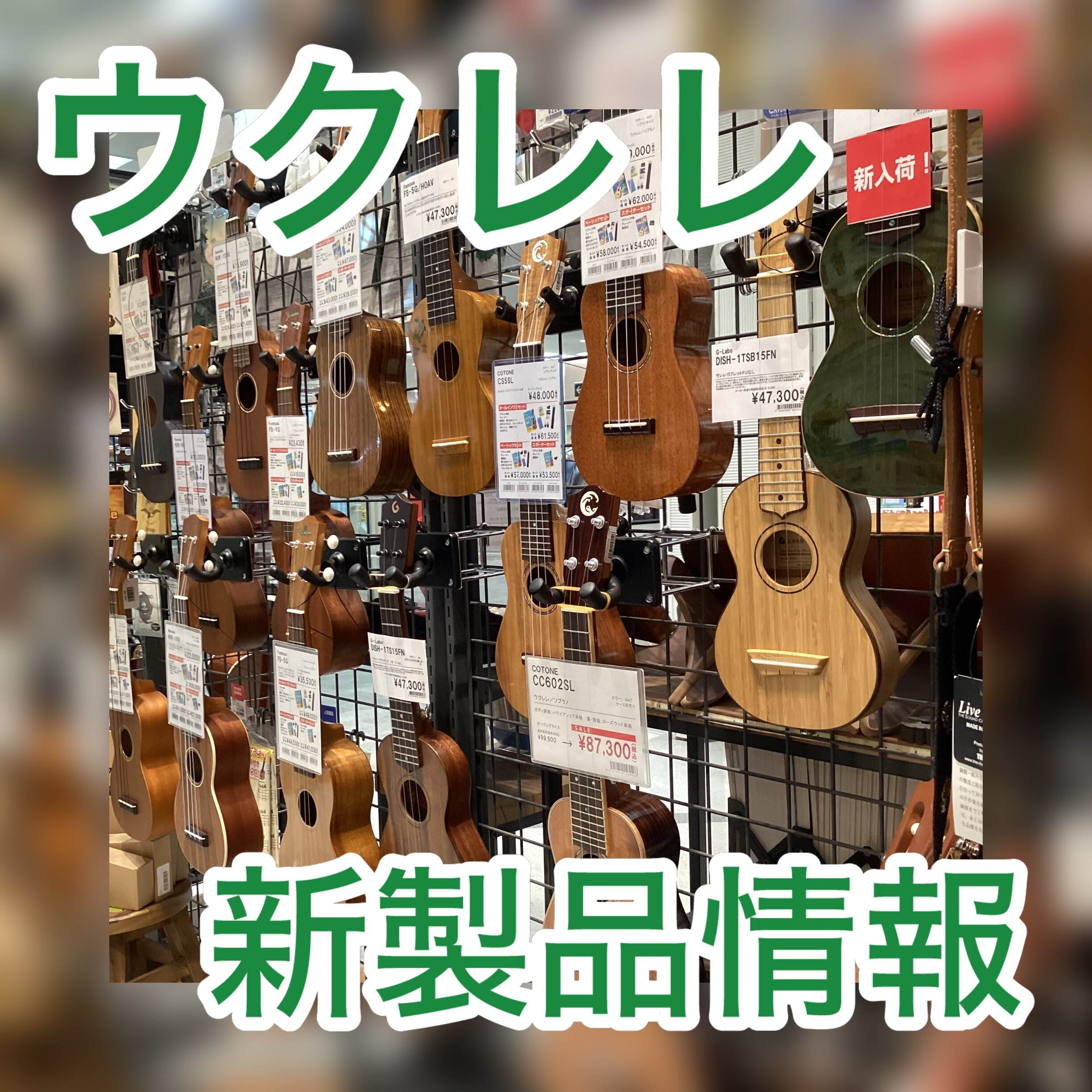 【DCTさんのアバロン(貝）デザインが魅力のウクレレ！】｜～ウクレレ担当おすすめ製品のご紹介～