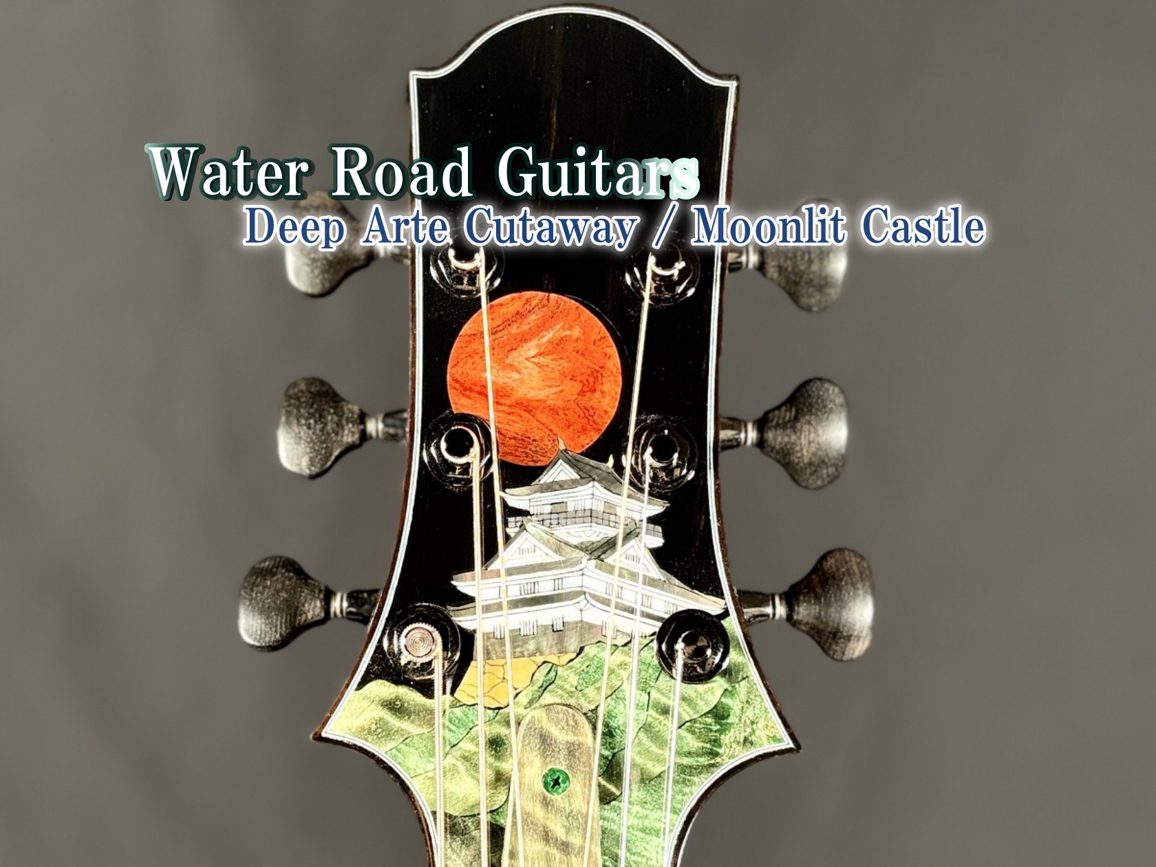 Water Road Guitars『Deep Arte Cutaway /Moonlit Castle』入荷のご案内♪