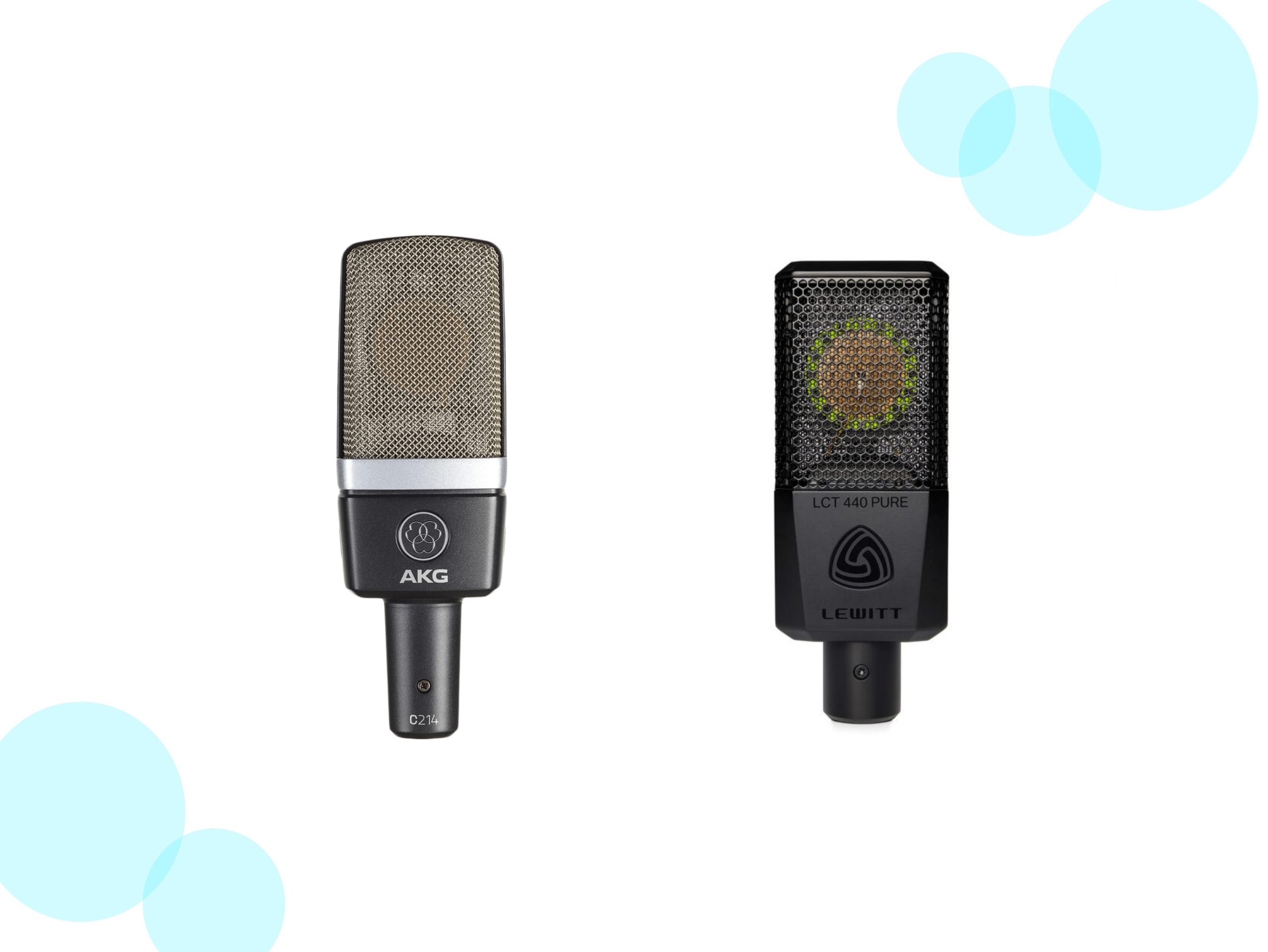 AKG C214 vs LEWITT LCT440～手が届きやすい価格帯で高音質！AKG C214とLEWITT LCT440、この人気コンデンサーマイク2つを徹底比較します。～