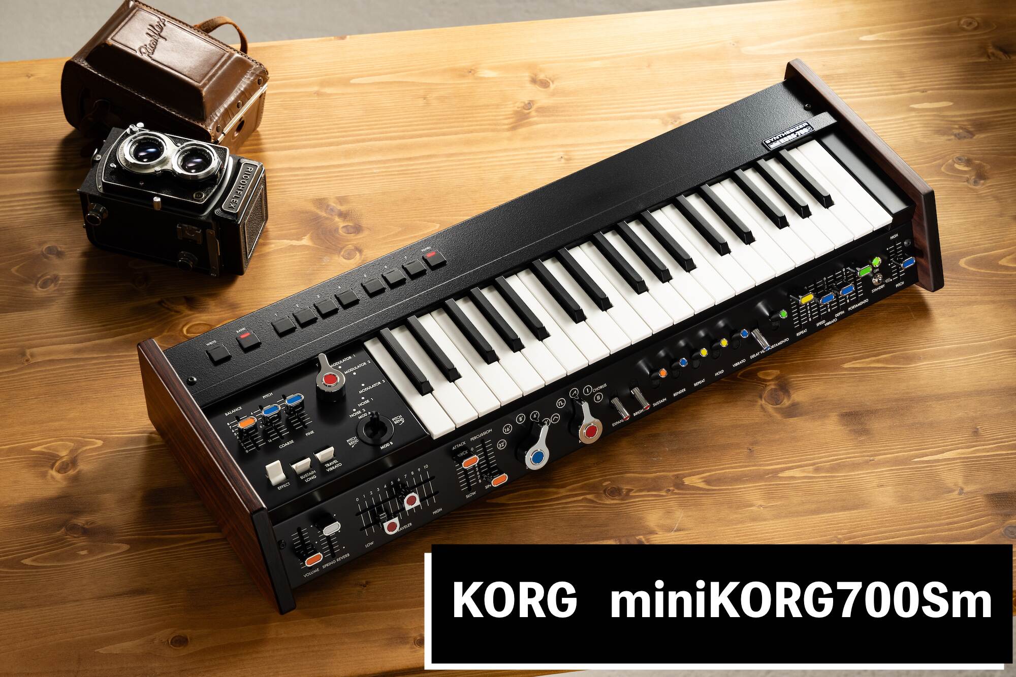 【先行展示実施】KORG miniKORG 700Sm登場！miniKORG 700FSがミニサイズになって帰ってきた！