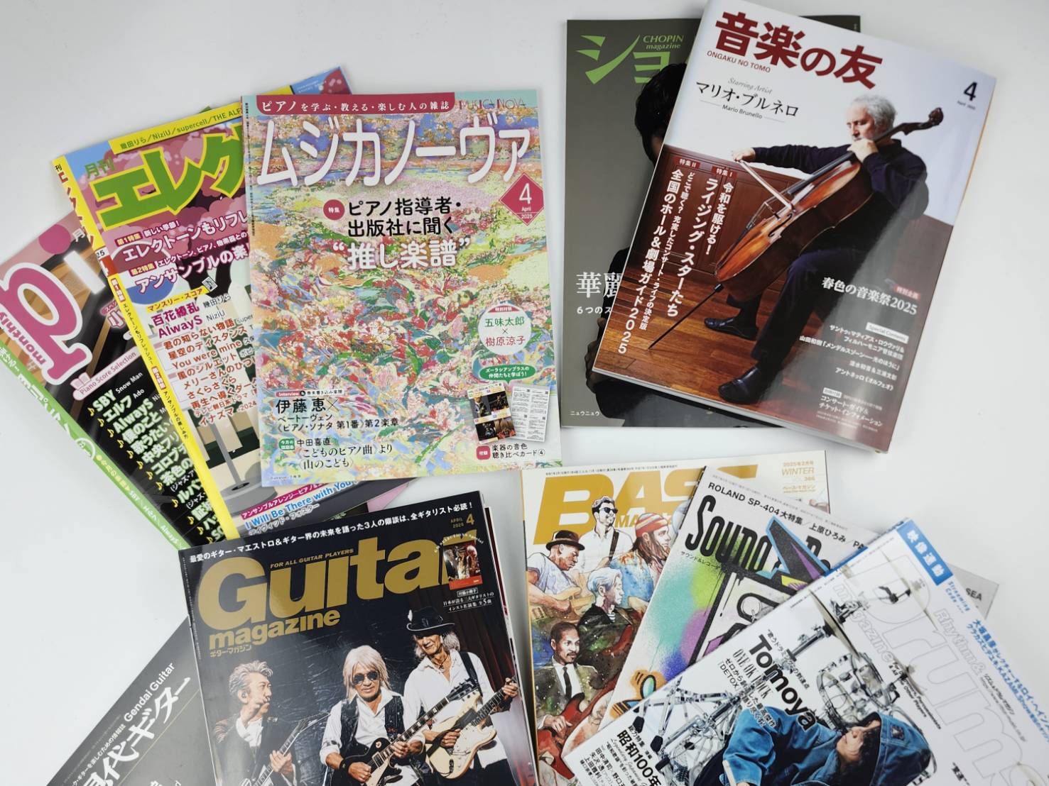 「最新号が続々入荷！レイクタウン店厳選・音楽雑誌コーナーへようこそ」