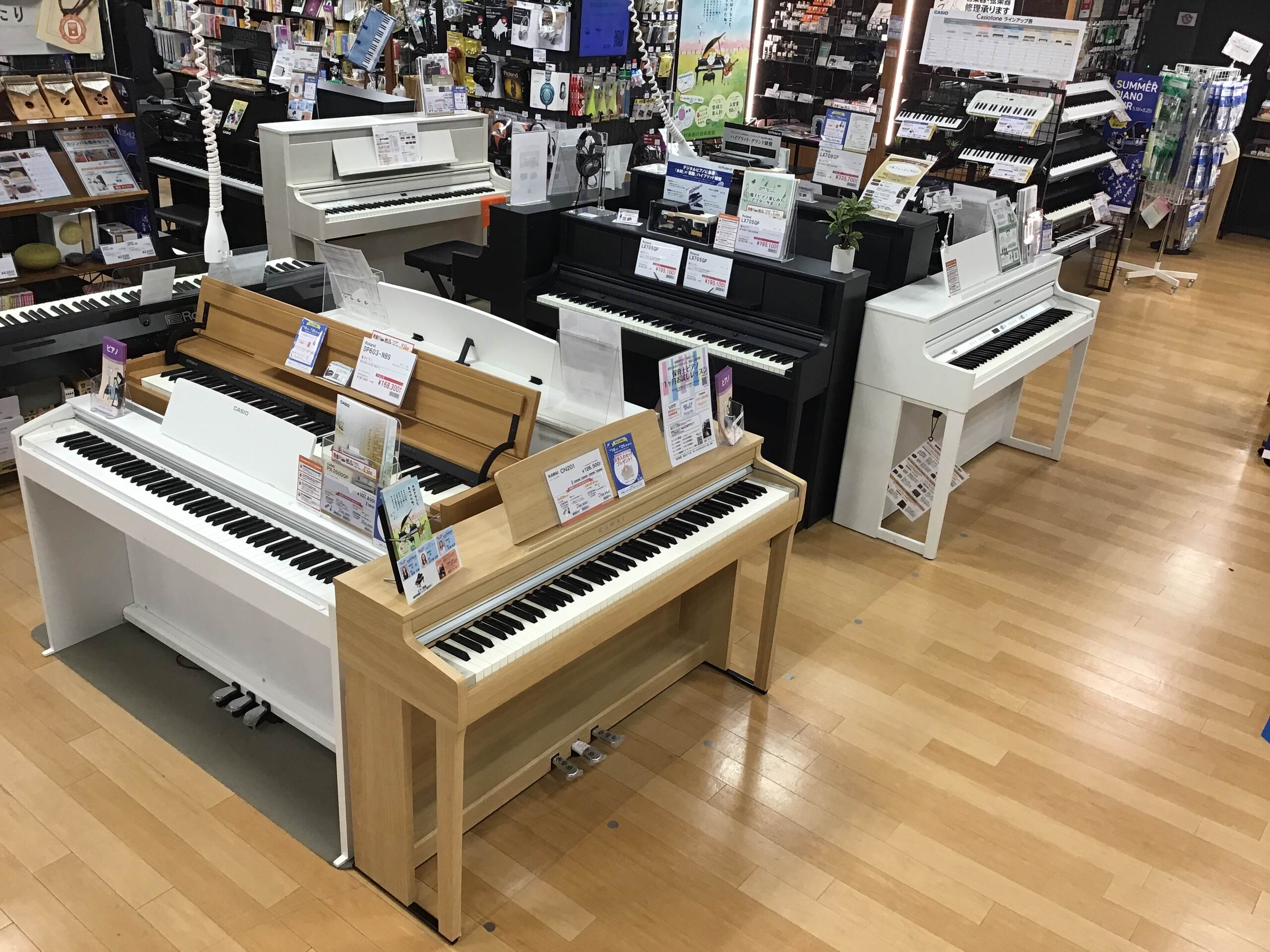特価品やオススメ品多数！宮城県内の電子ピアノ選びは是非仙台ロフト店へ！