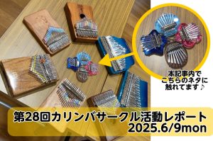 【サークル開催レポート】第28回みなふなカリンバサークルMushe Mushe