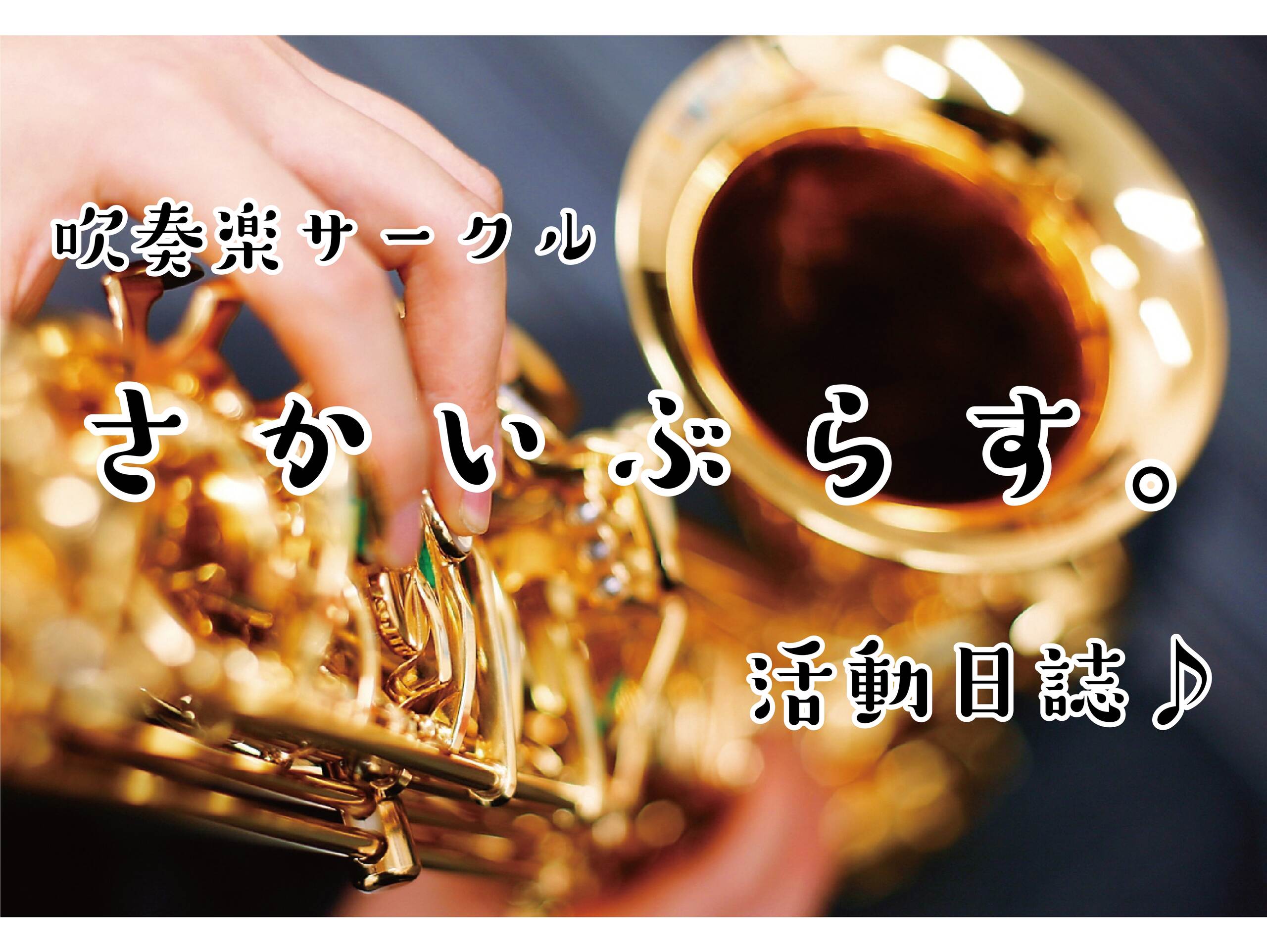 【サークルレポート】吹奏楽サークル「さかいぶらす。」活動日誌#38