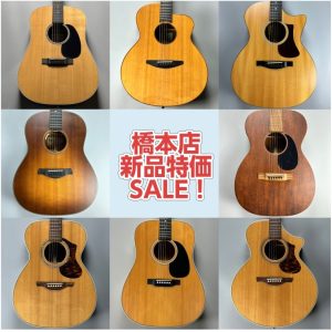 【アコースティックギター】アリオ橋本店　新品特価SALE！！！