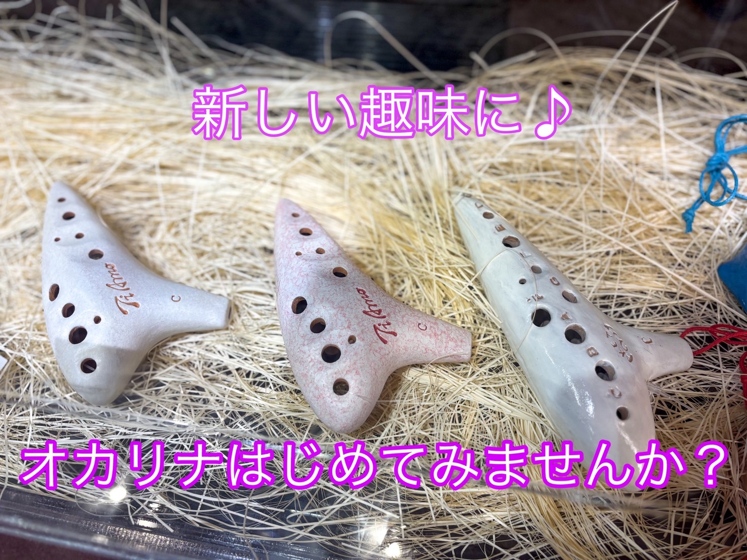 新しい趣味に♪オカリナはじめてみませんか？