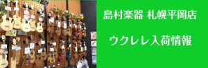 ウクレレ入荷情報