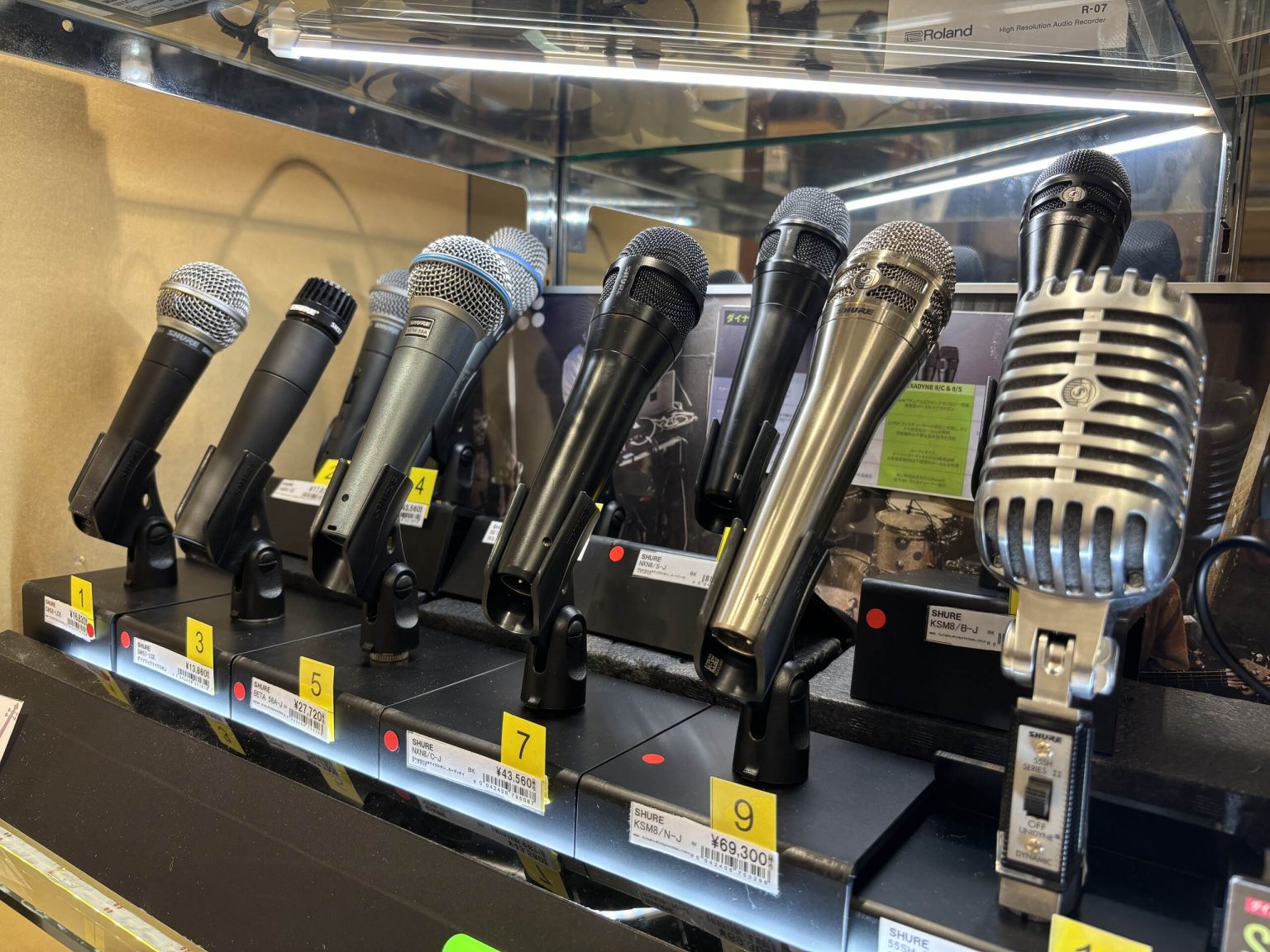 Shure(シュアー)のマイク試奏なら島村楽器新宿店にご来店ください