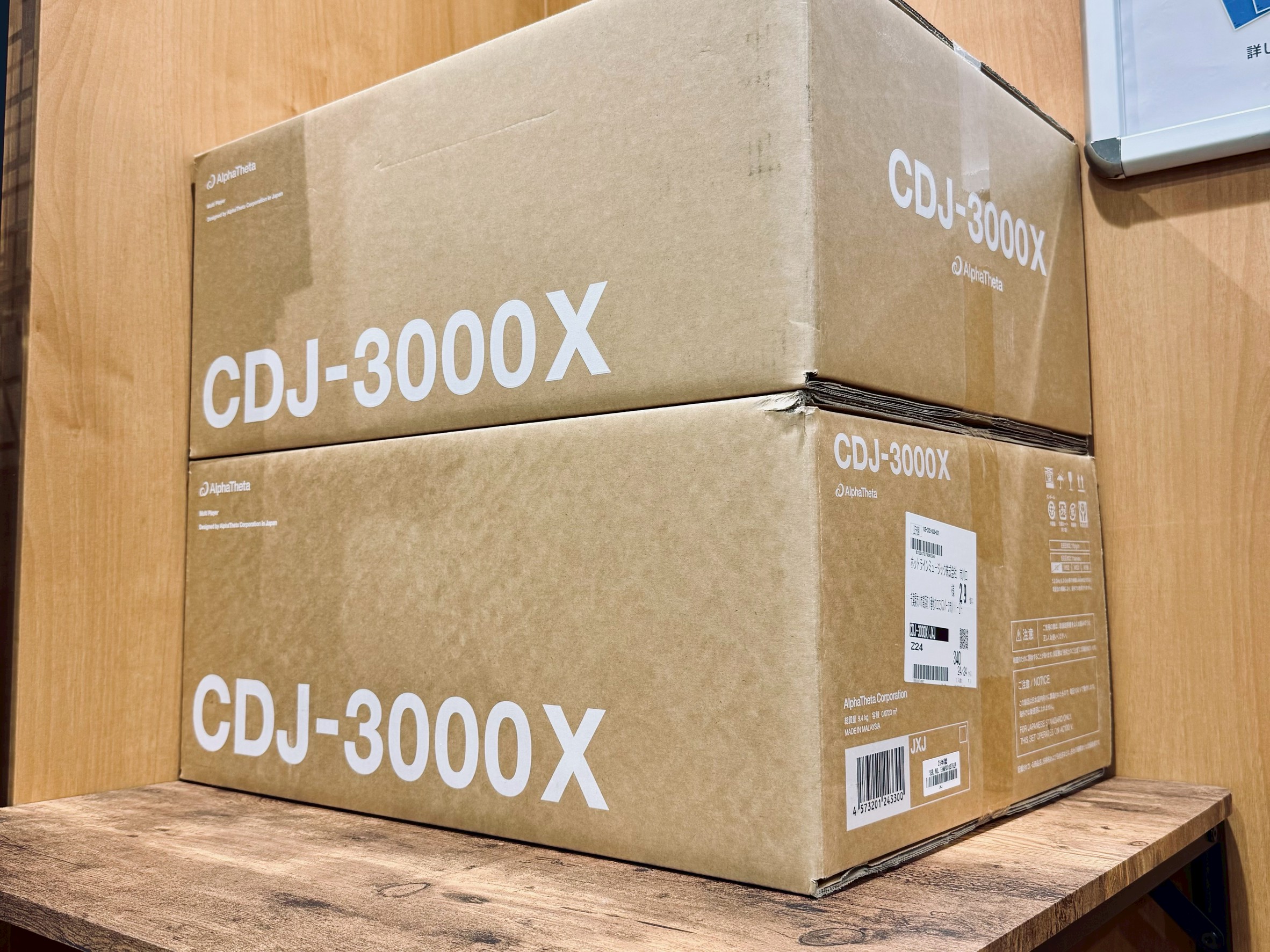 AlphaTheta CDJ-3000X 入荷いたしました！