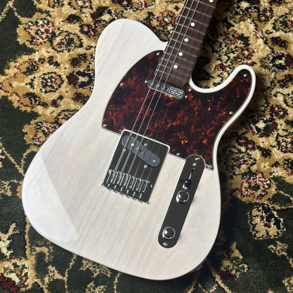 【10月末入荷予定】SCHECTER AC-TK-TE-WH/SIG WH 凛として時雨 TKモデル