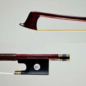 ＜Viola Bow＞ Pierre Guillaume, Belgium – Bruxelles, 2018　ヴィオラ弓　ピエール・ギオーム　金黒檀